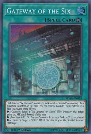 Gateway of the Six [SPWA-EN014] Super Rare - Trinity Hobby