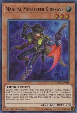 Magical Musketeer Kidbrave [SPWA-EN018] Super Rare - Trinity Hobby