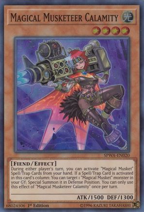 Magical Musketeer Calamity [SPWA-EN020] Super Rare - Trinity Hobby
