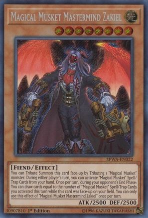 Magical Musket Mastermind Zakiel [SPWA-EN022] Secret Rare - Trinity Hobby