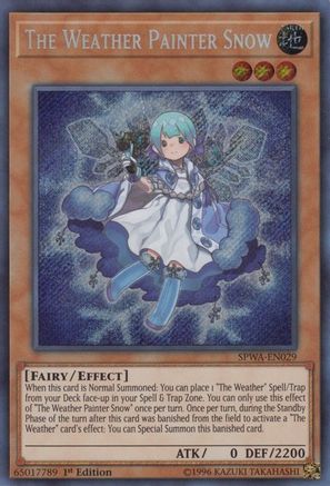 The Weather Painter Snow [SPWA-EN029] Secret Rare - Trinity Hobby