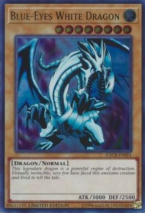 Blue-Eyes White Dragon [KACB-EN001] Ultra Rare - Trinity Hobby