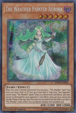 The Weather Painter Aurora [SPWA-EN034] Secret Rare - Trinity Hobby