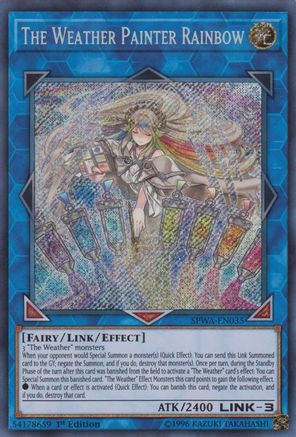 The Weather Painter Rainbow [SPWA-EN035] Secret Rare - Trinity Hobby
