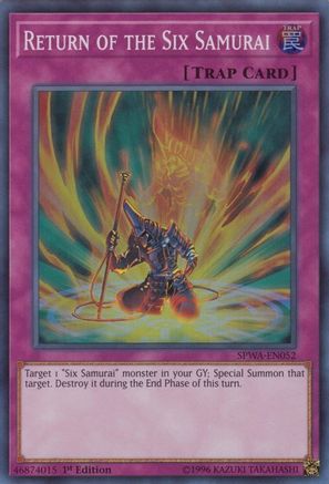 Return of the Six Samurai [SPWA-EN052] Super Rare - Trinity Hobby