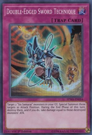 Double-Edged Sword Technique [SPWA-EN054] Super Rare - Trinity Hobby