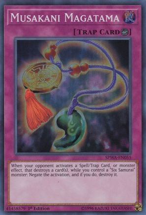 Musakani Magatama [SPWA-EN055] Super Rare - Trinity Hobby