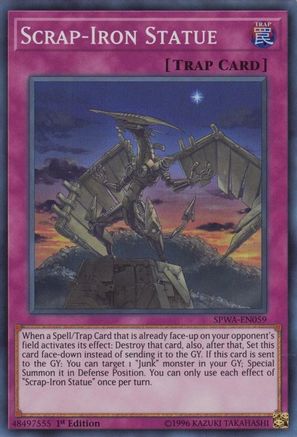 Scrap-Iron Statue [SPWA-EN059] Super Rare - Trinity Hobby