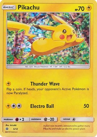Pikachu (5/12) [McDonald's Promos: 2017 Collection] - Trinity Hobby