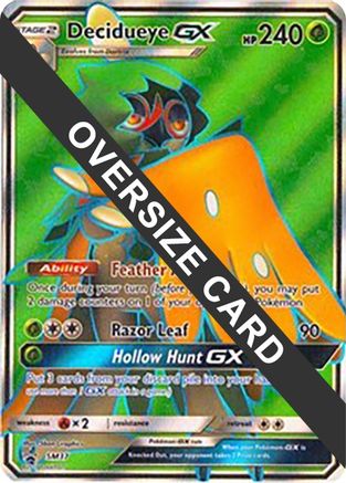 Decidueye GX (SM37) (Jumbo Card) [Sun & Moon: Black Star Promos] - Trinity Hobby