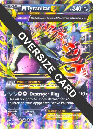 M Tyranitar EX (43/98) (Jumbo Card) [XY: Ancient Origins] - Trinity Hobby