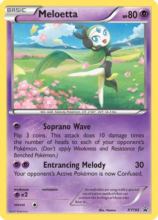 Meloetta (XY193) [XY: Black Star Promos] - Trinity Hobby