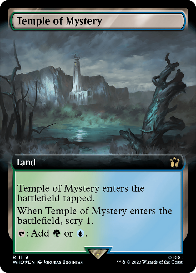 Temple of Mystery (Extended Art) (Surge Foil) [Doctor Who] - Trinity Hobby
