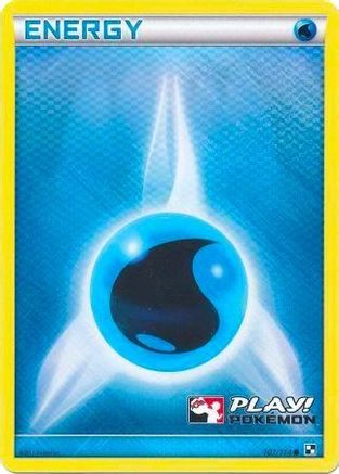 Water Energy (107/114) (Play Pokemon Promo) [Black & White: Base Set] - Trinity Hobby