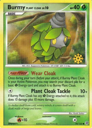 Burmy Plant Cloak (78/132) [Countdown Calendar Promos] - Trinity Hobby