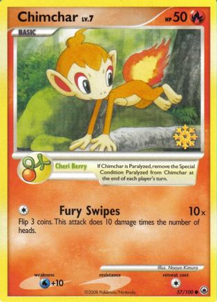 Chimchar (57/100) [Countdown Calendar Promos] - Trinity Hobby