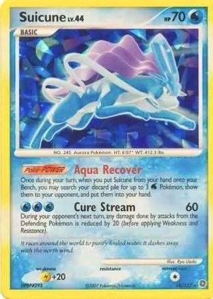 Suicune (Cracked Ice Holo) - (019/132) Holofoil [Miscellaneous Cards & Products]