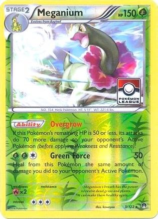 Meganium (3/122) (League Promo) [XY: BREAKpoint] - Trinity Hobby