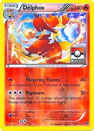 Delphox (13/124) (League Promo) [XY: Fates Collide] - Trinity Hobby