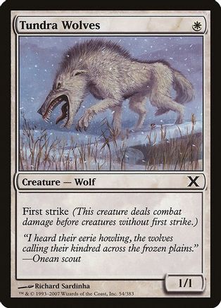 Tundra Wolves  [Foil]  (10E-054) - [10th Edition]