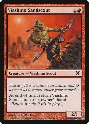 Viashino Sandscout  [Foil]  (10E-246) - [10th Edition]
