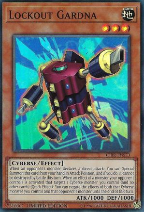 Lockout Gardna [CIBR-ENSE3] Super Rare - Trinity Hobby