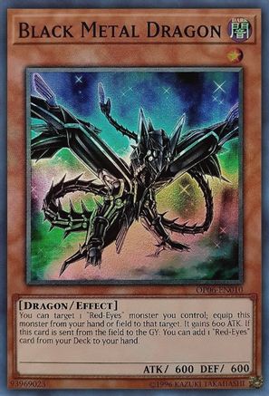 Black Metal Dragon [OP06-EN010] Super Rare - Trinity Hobby