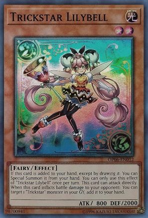 Trickstar Lilybell [OP06-EN012] Super Rare - Trinity Hobby