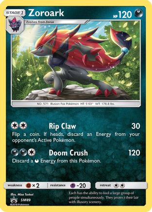 Zoroark (SM89) [Sun & Moon: Black Star Promos] - Trinity Hobby