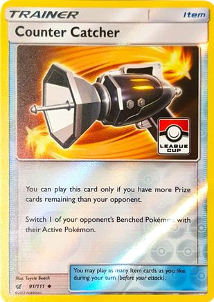 Counter Catcher (91/111) (League Promo) [Sun & Moon: Crimson Invasion] - Trinity Hobby