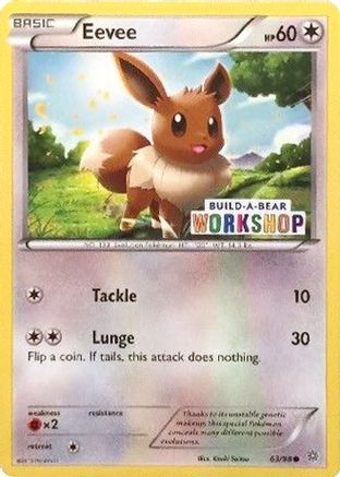 Eevee (Build-A-Bear Workshop Exclusive) - (063/98) [Miscellaneous Cards & Products]