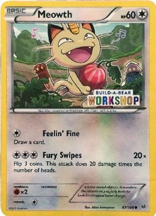 Miaouss (67/108) (Exclusivité Build A Bear Workshop) [XY : Roaring Skies] 