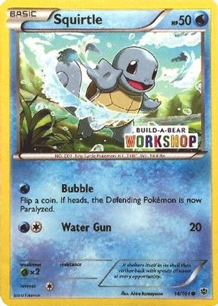 Squirtle (Build-A-Bear Workshop Exclusive) - (014/101) [Miscellaneous Cards & Products]