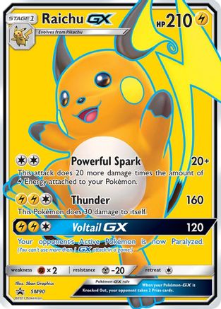 Raichu GX (SM90) [Sun & Moon: Black Star Promos] - Trinity Hobby