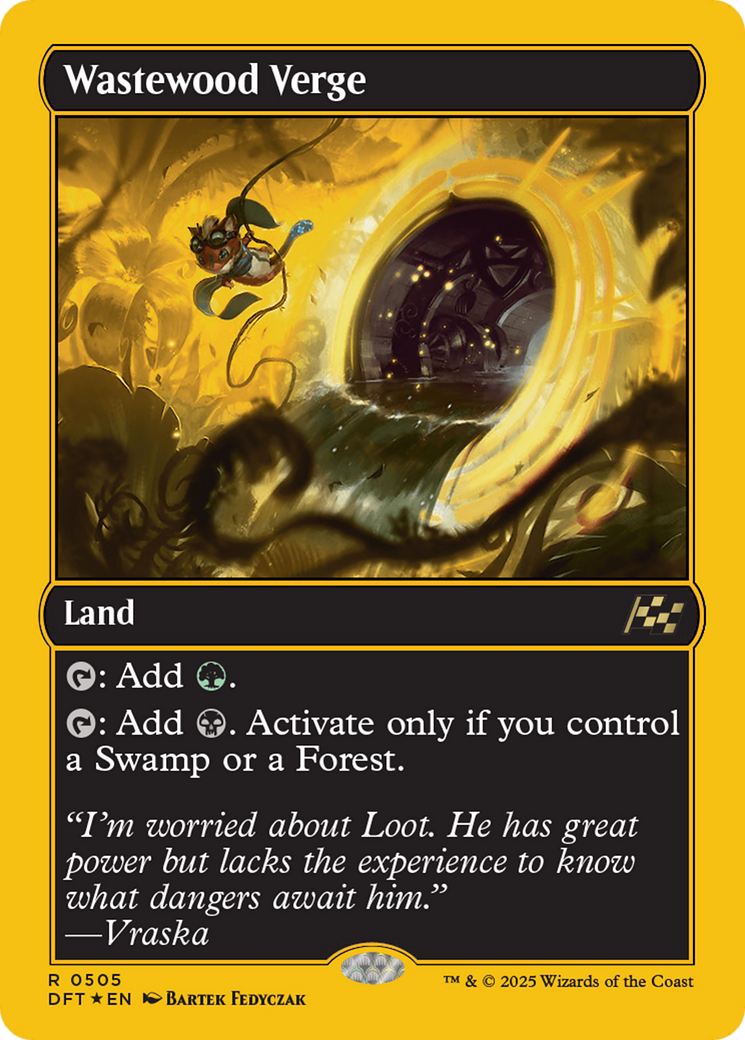 Wastewood Verge (First-Place Foil) [Aetherdrift] - Trinity Hobby