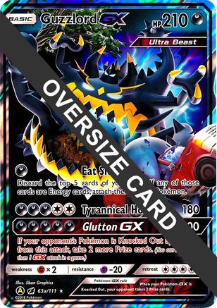 Guzzlord GX (63a/111) (Jumbo Card) [Sun & Moon: Crimson Invasion] - Trinity Hobby