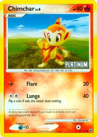 Chimchar (56/100) [Burger King Promos: 2009 Collection] - Trinity Hobby