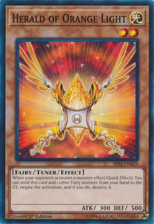 Herald of Orange Light [SR05-EN019] Common - Trinity Hobby