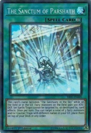 The Sanctum of Parshath [SR05-EN025] Super Rare - Trinity Hobby
