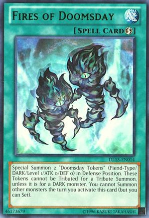 Fires of Doomsday (Green) [DL15-EN014] Rare - Trinity Hobby