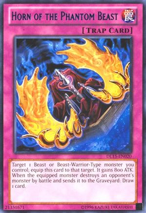 Horn of the Phantom Beast (Blue) [DL15-EN020] - Duelist League Promo Unlimited - Rare - Trinity Hobby