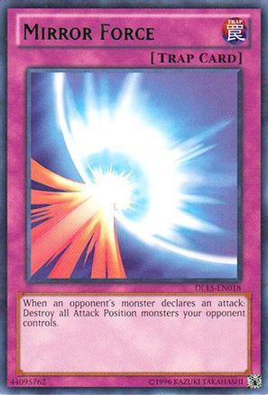 Mirror Force (Green) [DL15-EN018] - Duelist League Promo Unlimited - Rare - Trinity Hobby