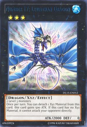Number 17: Leviathan Dragon (Blue) [DL15-EN012] Rare - Trinity Hobby