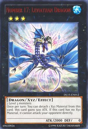 Number 17: Leviathan Dragon (Red) [DL15-EN012] - Duelist League Promo Unlimited - Rare - Trinity Hobby