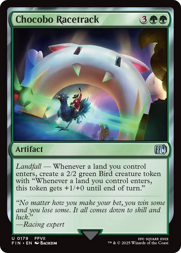 Chocobo Racetrack  (FIN-179) - [FINAL FANTASY] - Trinity Hobby