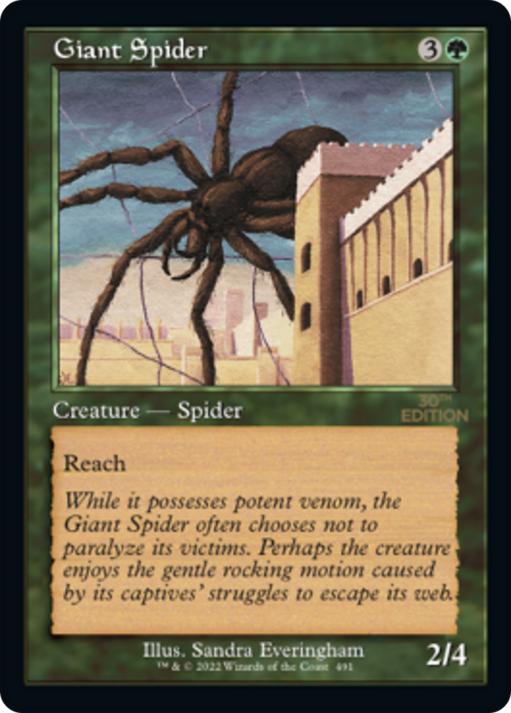 Araignée géante (rétro) [édition 30e anniversaire] 