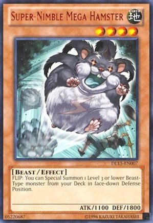 Super-Nimble Mega Hamster (Red) [DL15-EN007] - Duelist League Promo Unlimited - Rare - Trinity Hobby