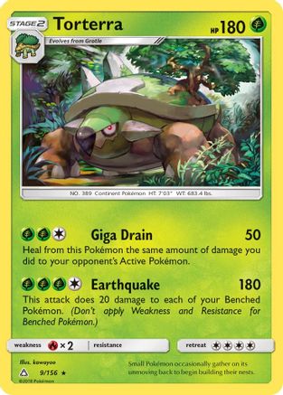 Torterra (9/156) [Sun & Moon: Ultra Prism] - Trinity Hobby