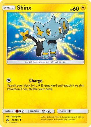 Shinx (46/156) [Sun & Moon: Ultra Prism] - Trinity Hobby