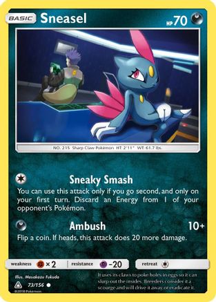 Sneasel (73/156) [Sun & Moon: Ultra Prism] - Trinity Hobby